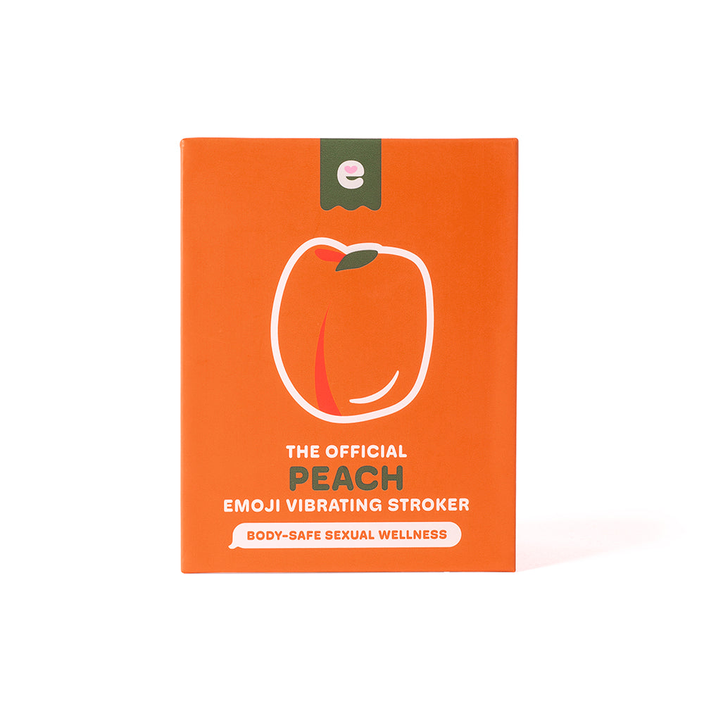Emojibator Peach Vibrating Stroker