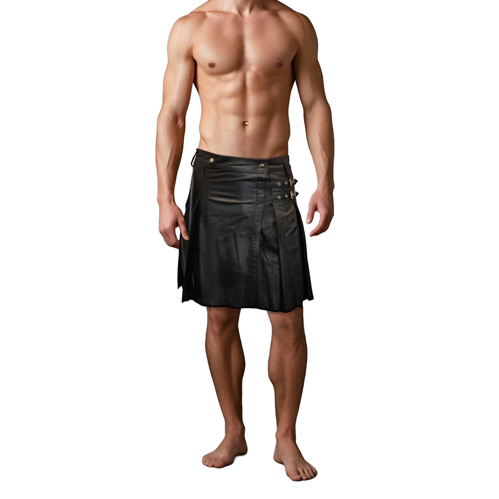 Prowler RED Leather Kilt Size 36-38