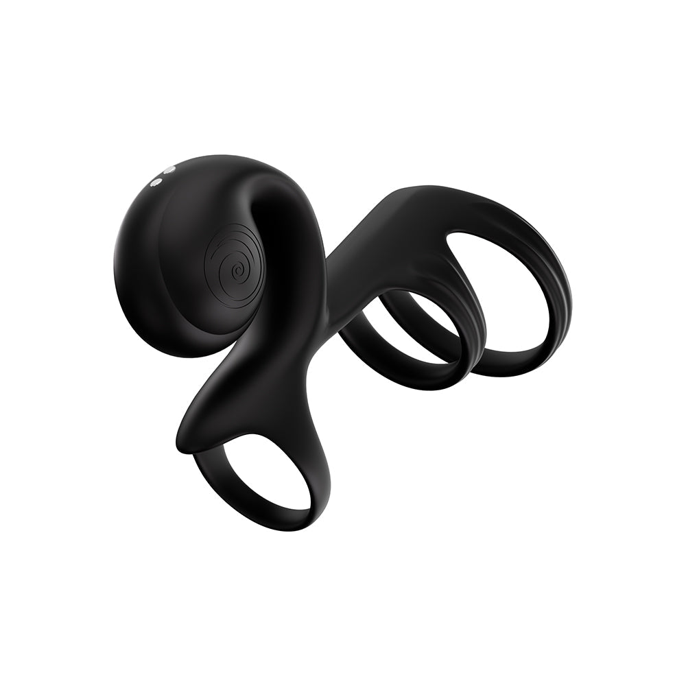 SVibe Snail JOVI Arc Couples Ring Noir Haze