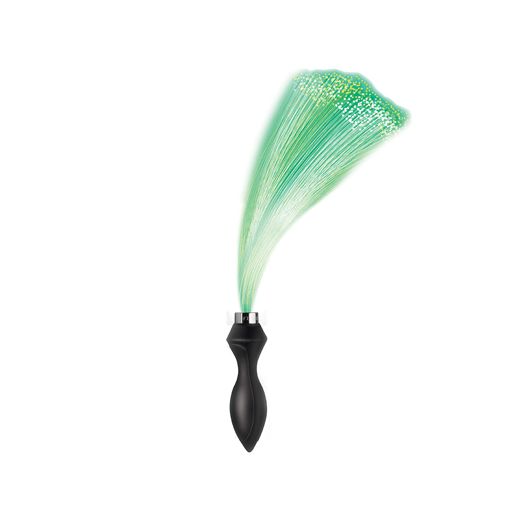 Booty Sparks Vibrating Silicone Optical Fiber Butt Plug