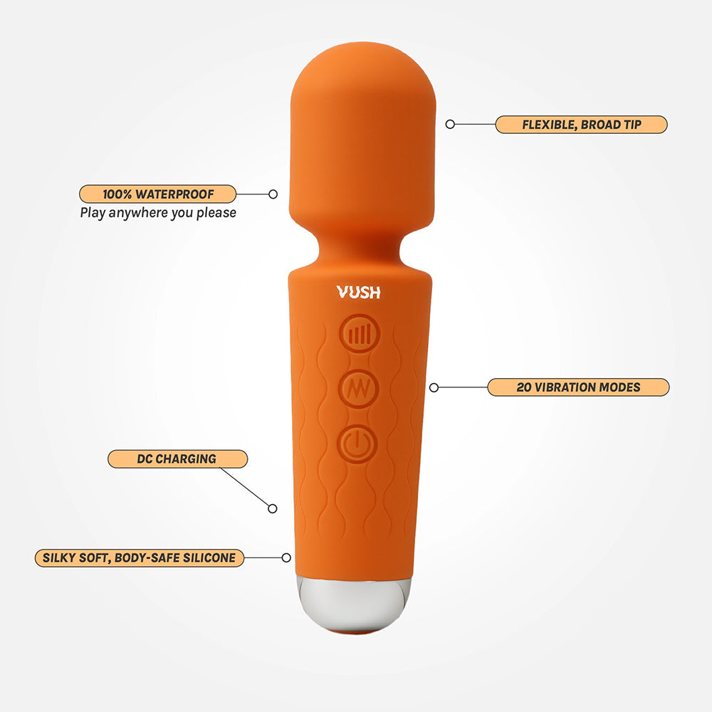 VUSH Essentials Mini Wand Vibrator