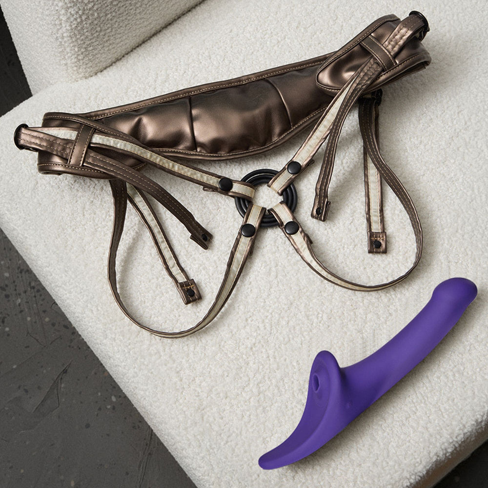 Strap-On-Me Multi Orgasm Dildo Medium Purple