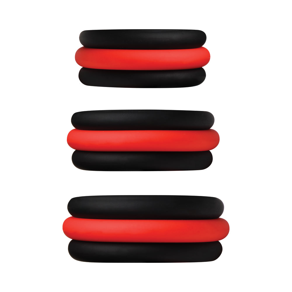 JOCK Enhancers Set of 3 - 2-in-1 Silicone C-Rings