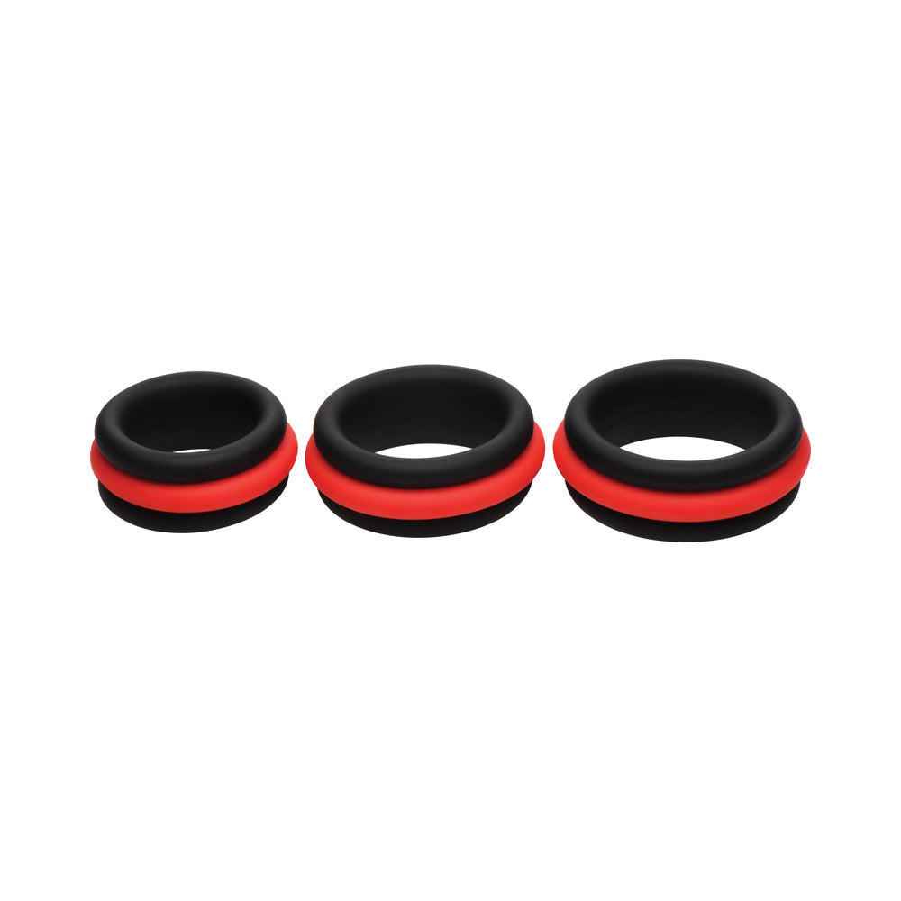 JOCK Enhancers Set of 3 - 2-in-1 Silicone C-Rings
