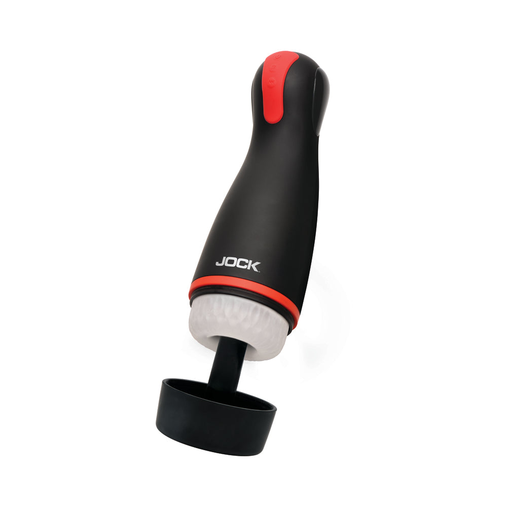 JOCK Advanced Blaze Vibrating, Sucking, & Warming Masturbator