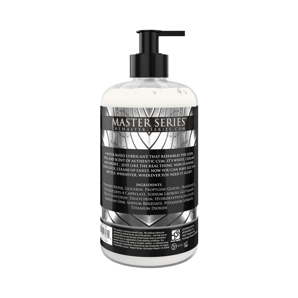 Master Series Jizz Cum-Scented Water-Based Lube 16 oz.