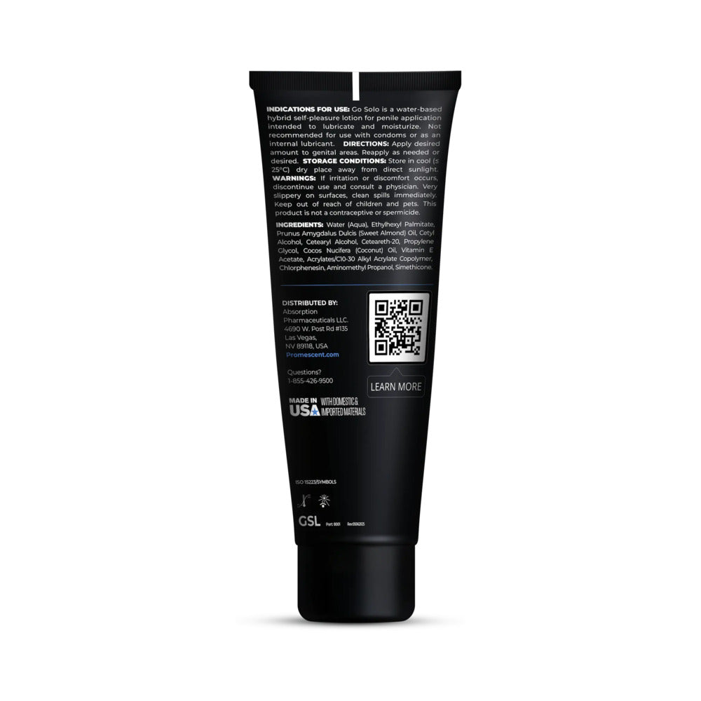 Promescent Go Solo Self-Play Lotion 4 oz.