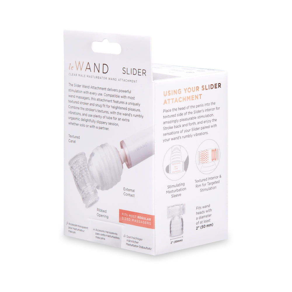 Le Wand Slider Clear Male Masturbator Wand Attachment