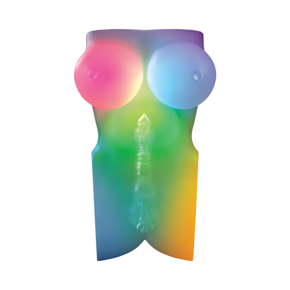PDX Elite Go-Go Bator LED Mega Masturbator Frosted