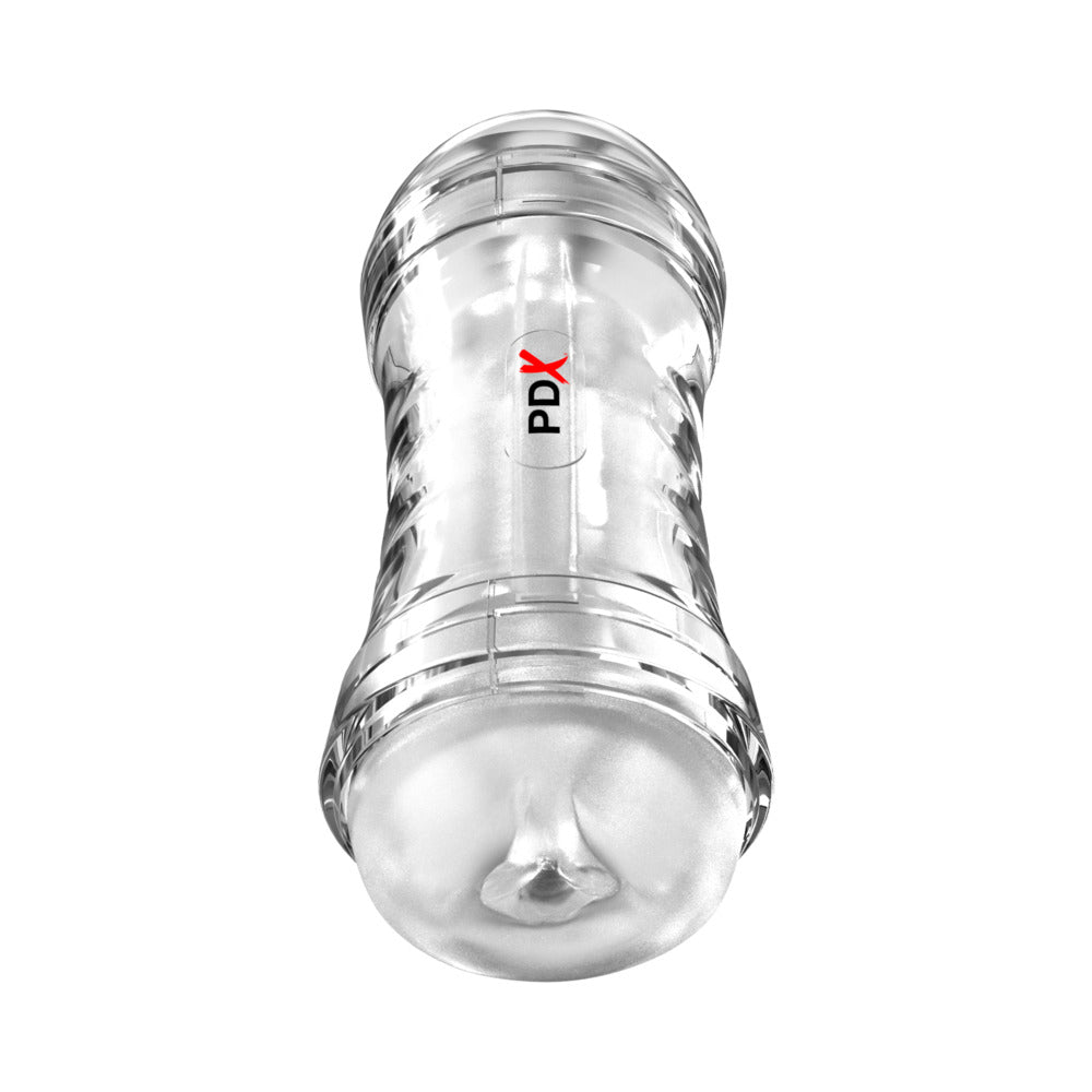 PDX Extreme Wet Pussies Super Flip-A-Pussy Over Self-Lubricating Stroker Frosted