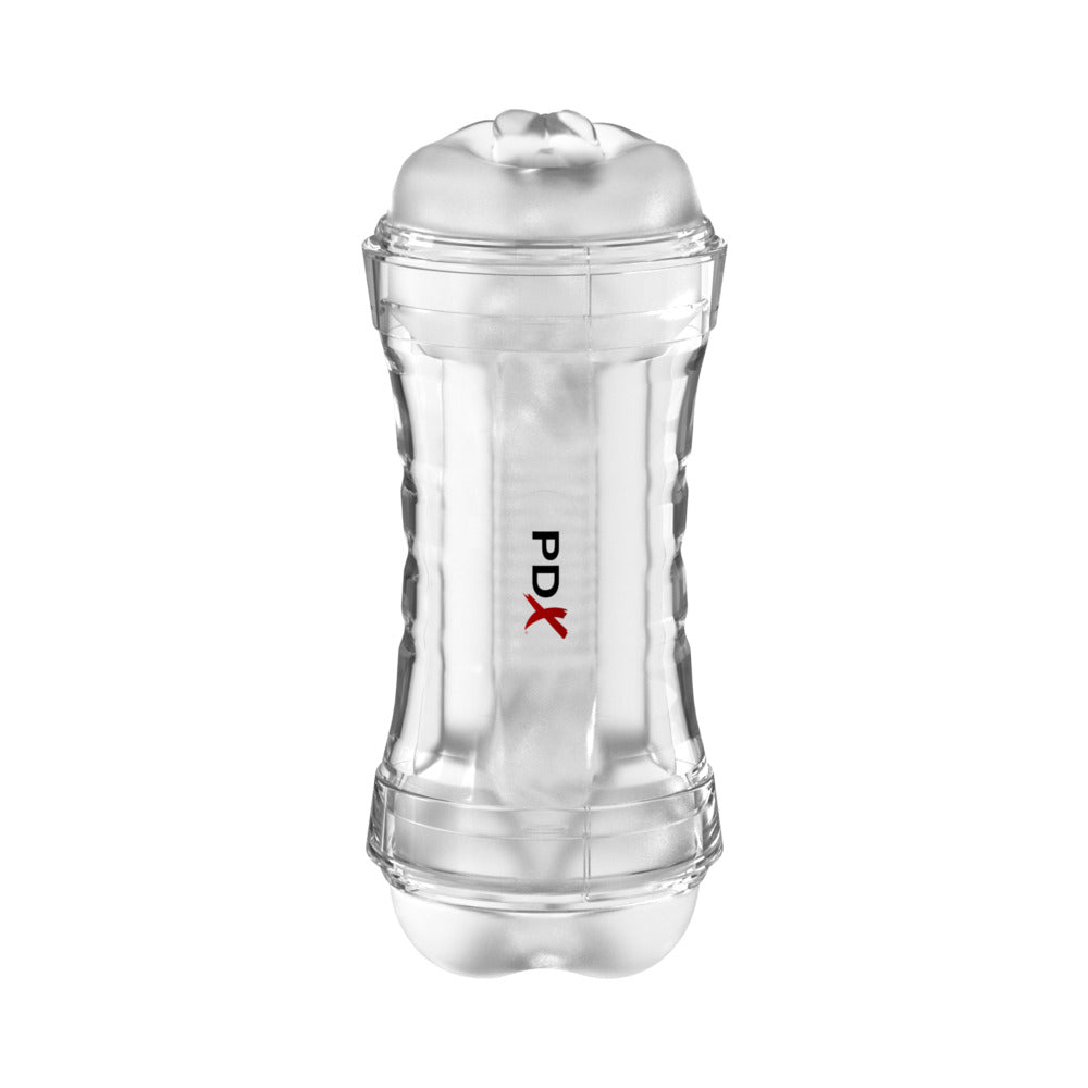 PDX Extreme Wet Pussies Super Flip-A-Pussy Over Self-Lubricating Stroker Frosted