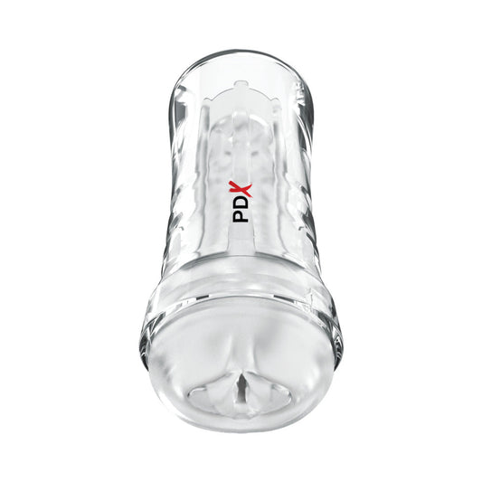PDX Extreme Wet Pussies Super Luscious Lips Self-Lubricating Stroker Frosted - product photo 2