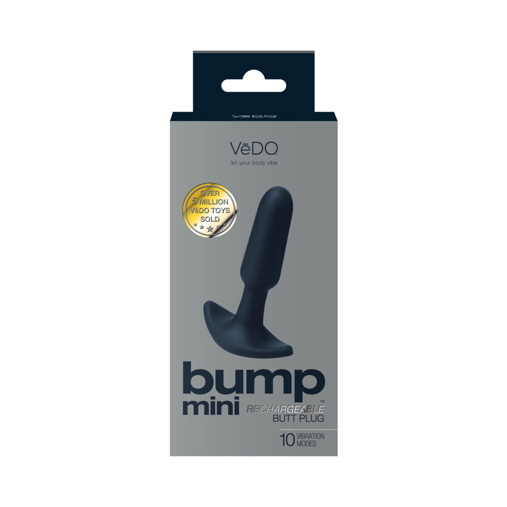 VeDO Bump Mini Rechargeable Anal Plug Black