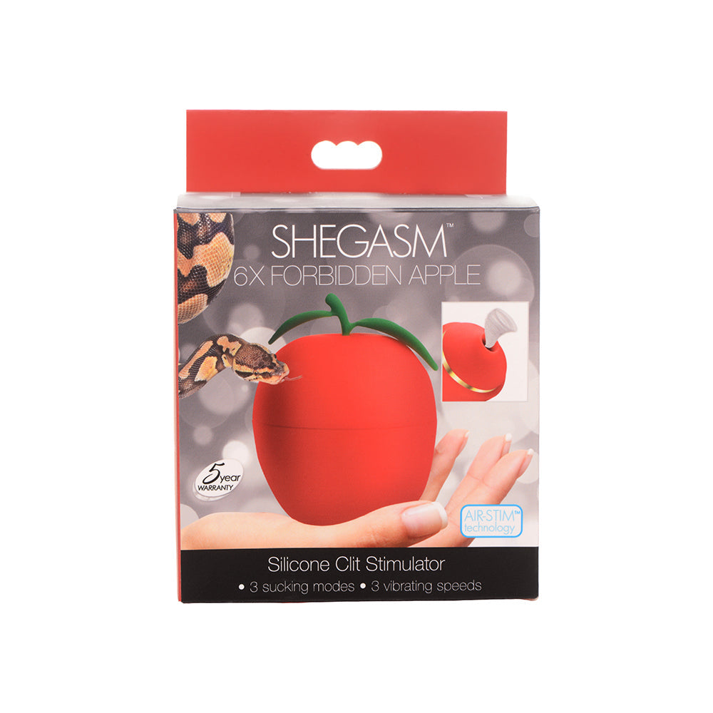 Shegasm 6X Forbidden Apple Silicone Clit Stimulator