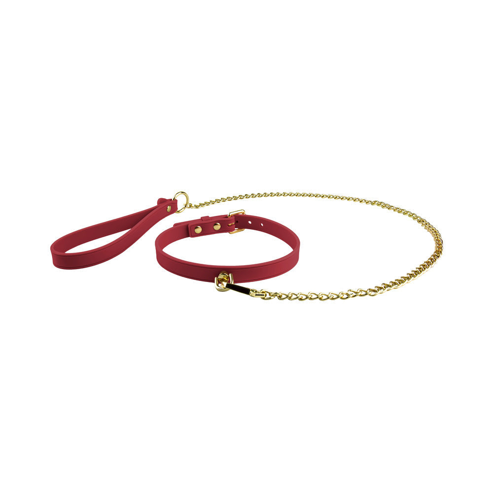 Temptasia Ardor Collar & Leash Red