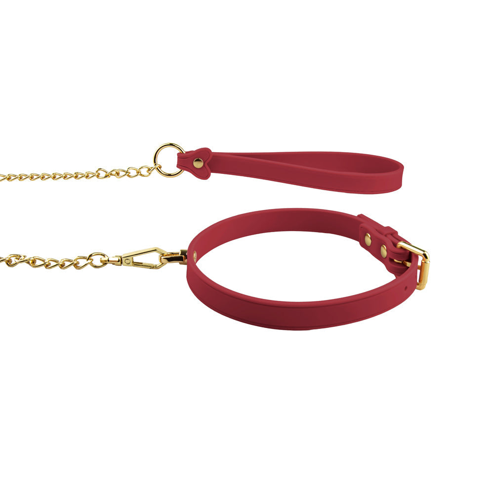 Temptasia Ardor Collar & Leash Red