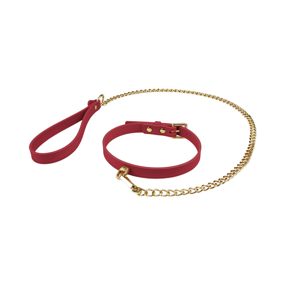 Temptasia Ardor Collar & Leash Red
