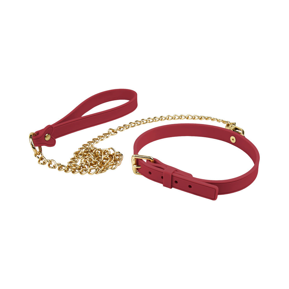 Temptasia Ardor Collar & Leash Red