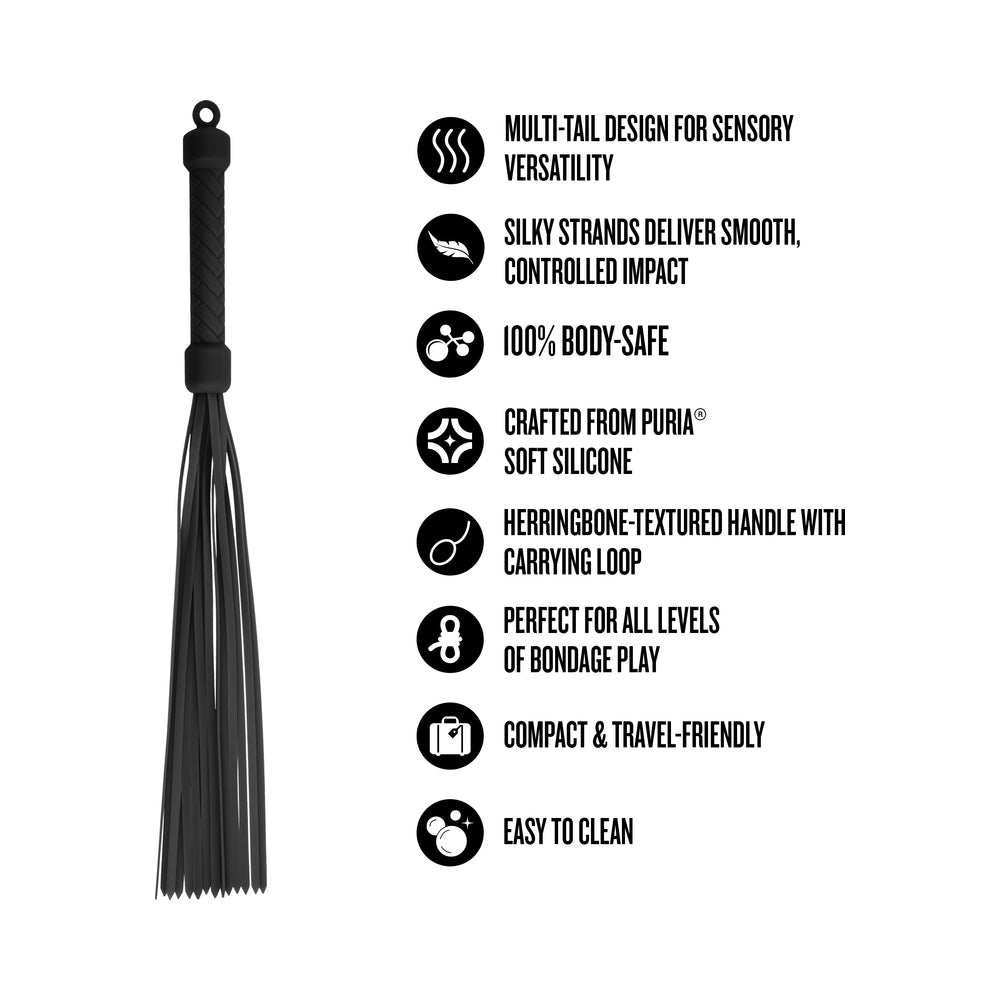 Temptasia Ardor Flogger Black