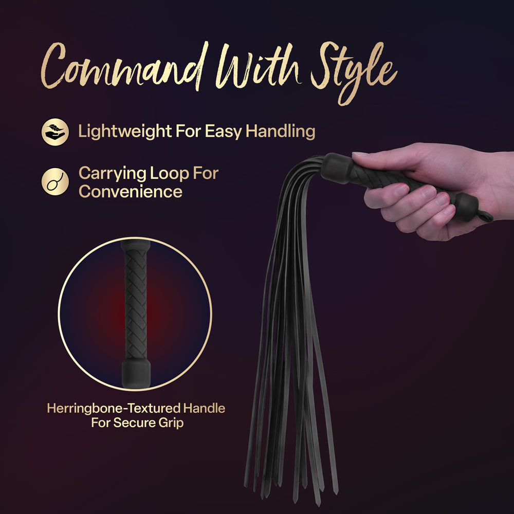 Temptasia Ardor Flogger Black