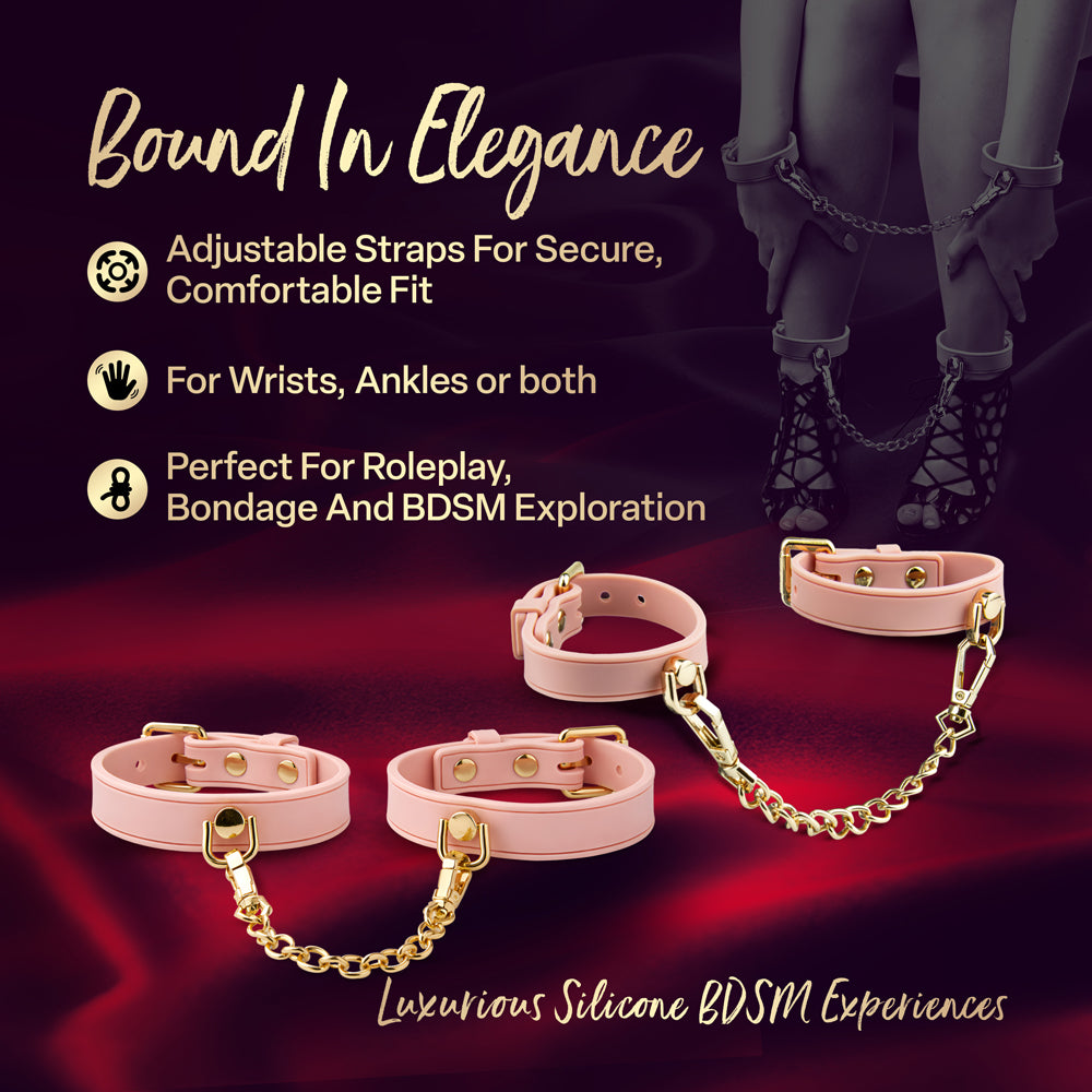 Temptasia Ardor Wrist & Ankle Restraints Pink