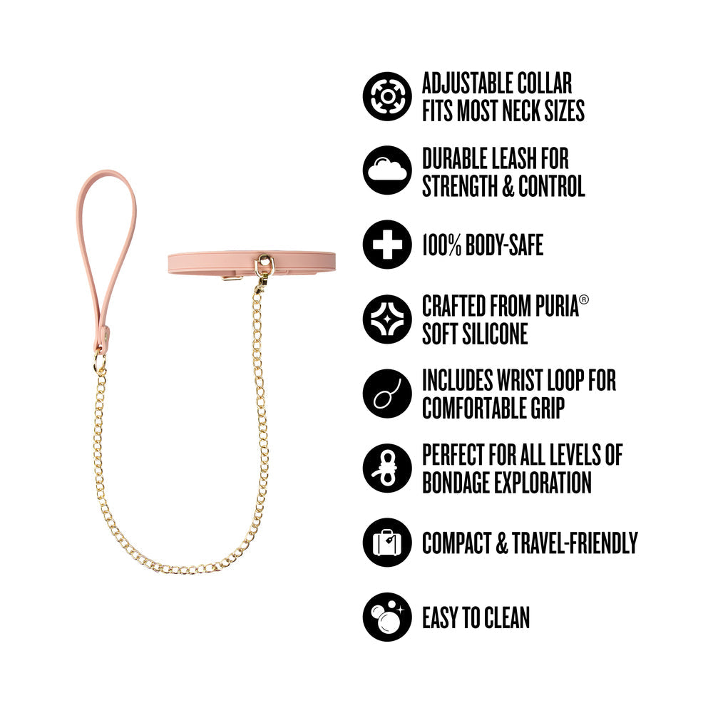 Temptasia Ardor Collar & Leash Pink