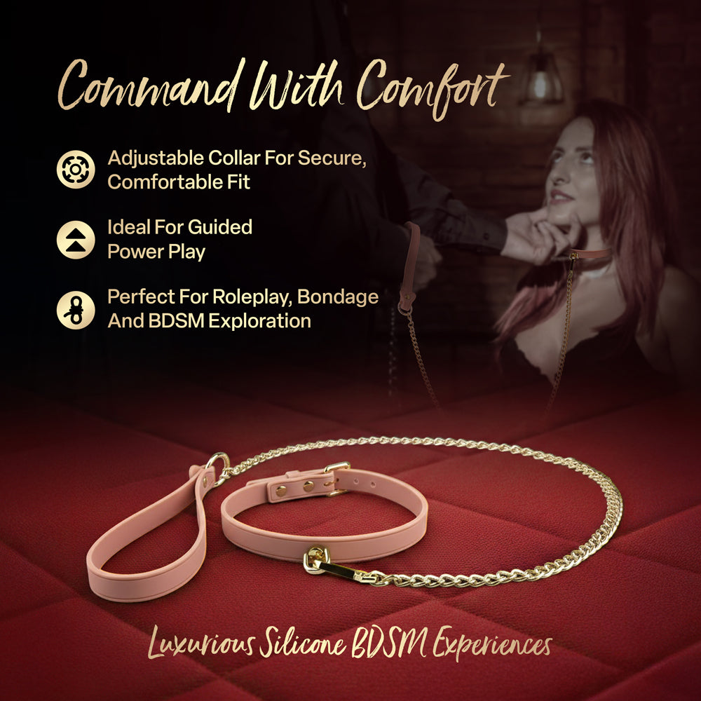 Temptasia Ardor Collar & Leash Pink