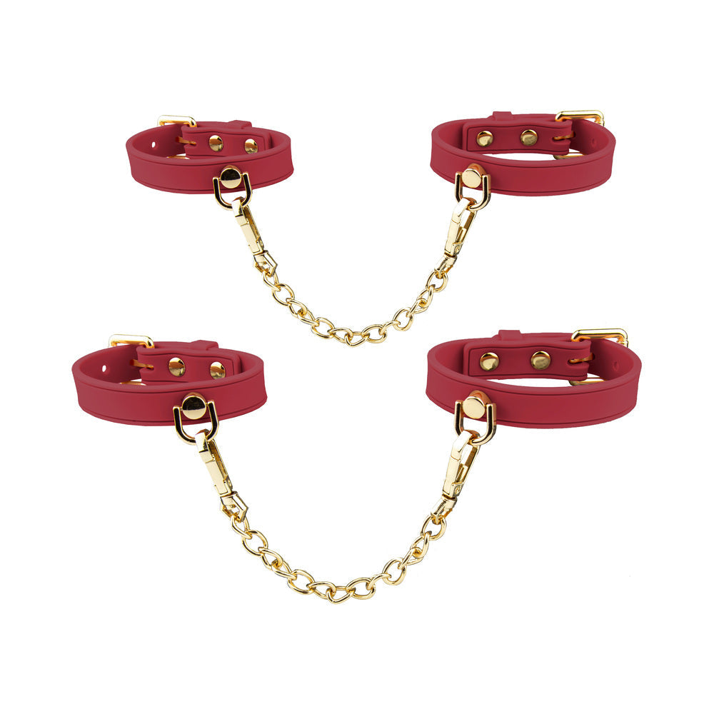 Temptasia Ardor Wrist & Ankle Restraints Red