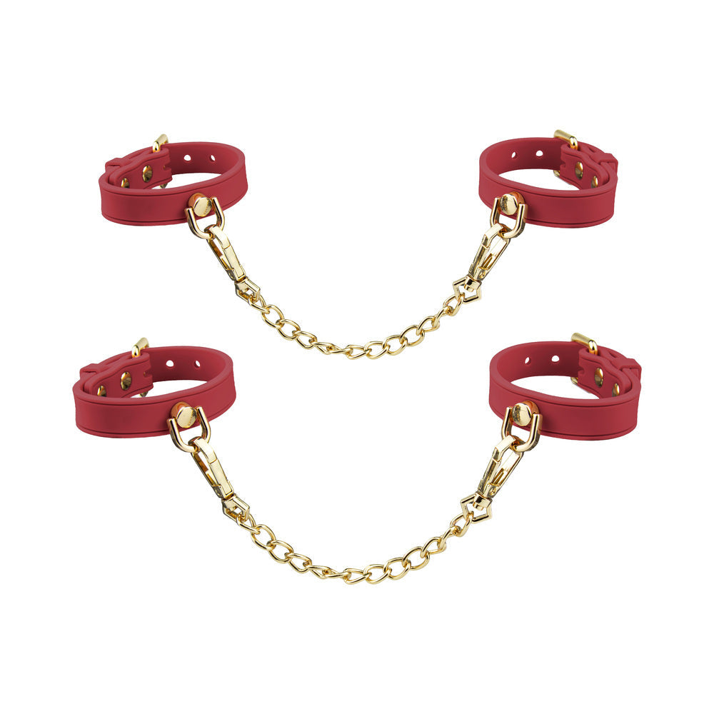 Temptasia Ardor Wrist & Ankle Restraints Red