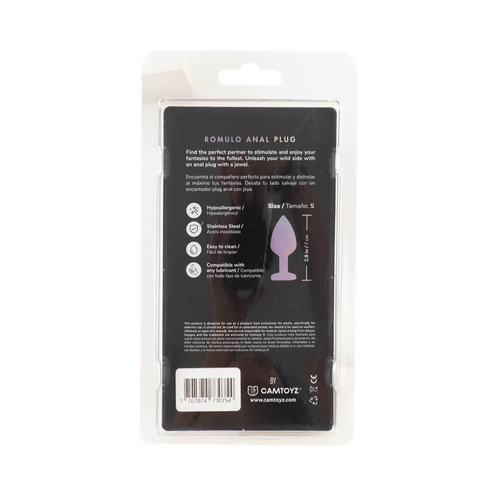 Camtoyz Silver Anal Plug Romulo