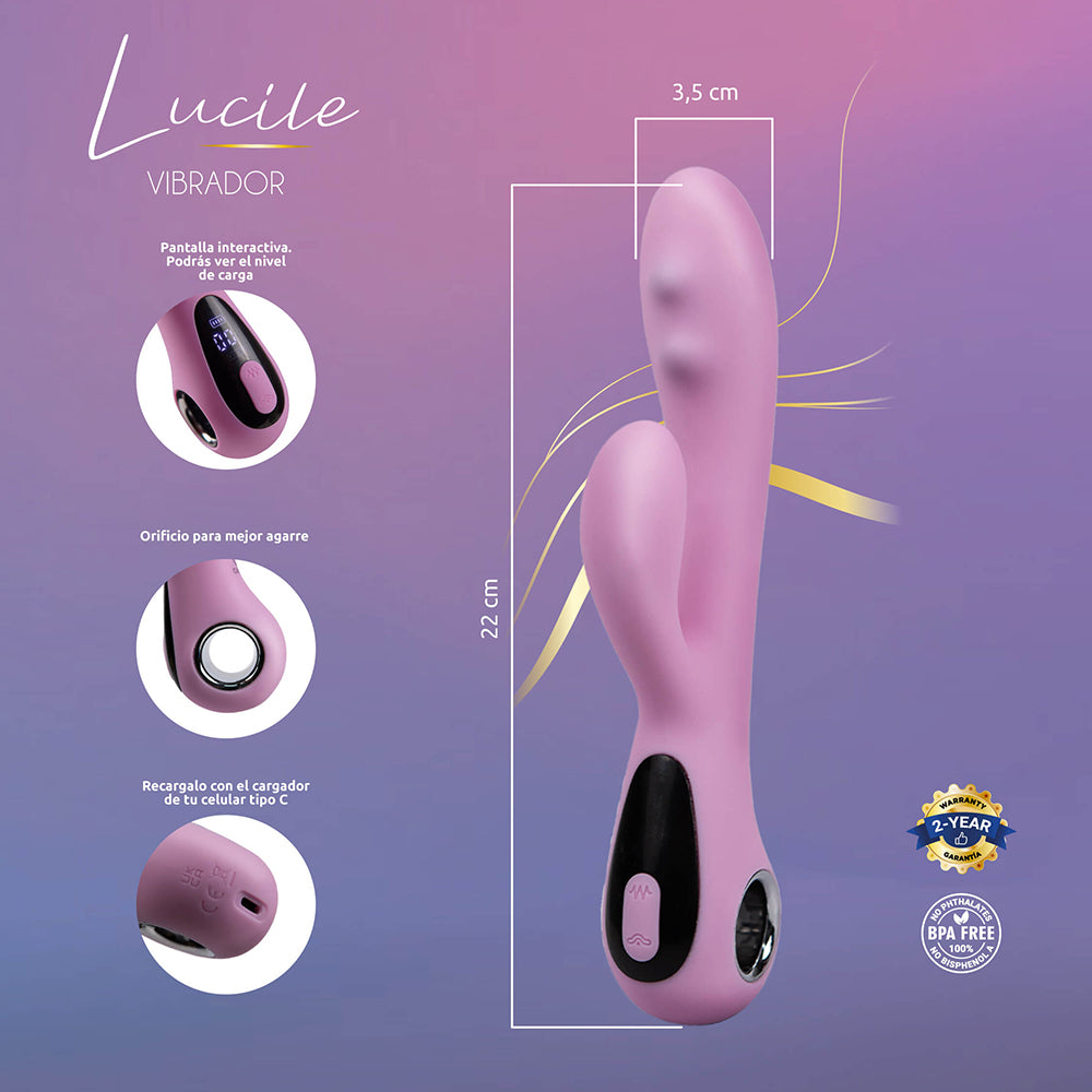 Camtoyz Rabbit Vibrator USB-C Charging Lucile