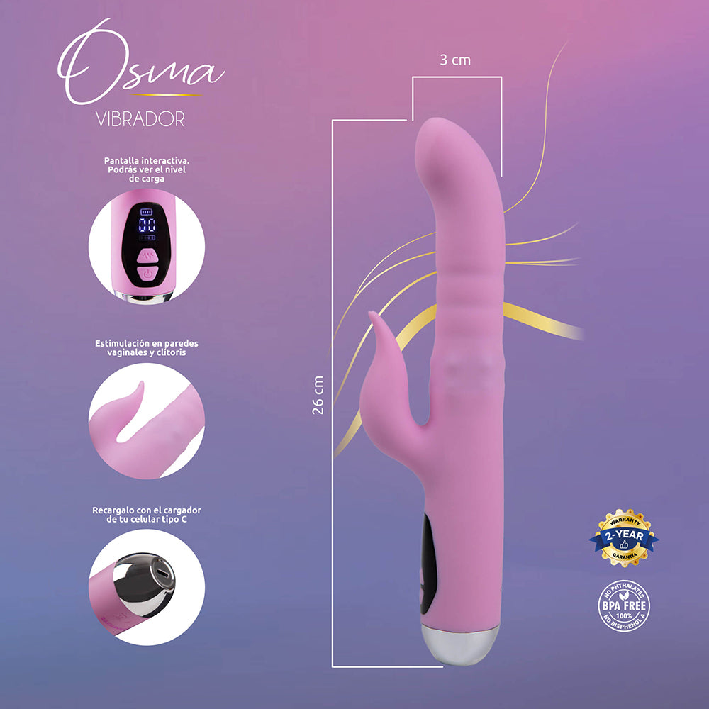 Camtoyz Rabbit Vibrator USB-C Charging Osma