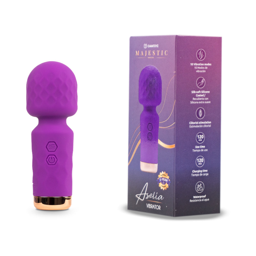 Camtoyz Majestic Aselia Mini Wand Vibrator