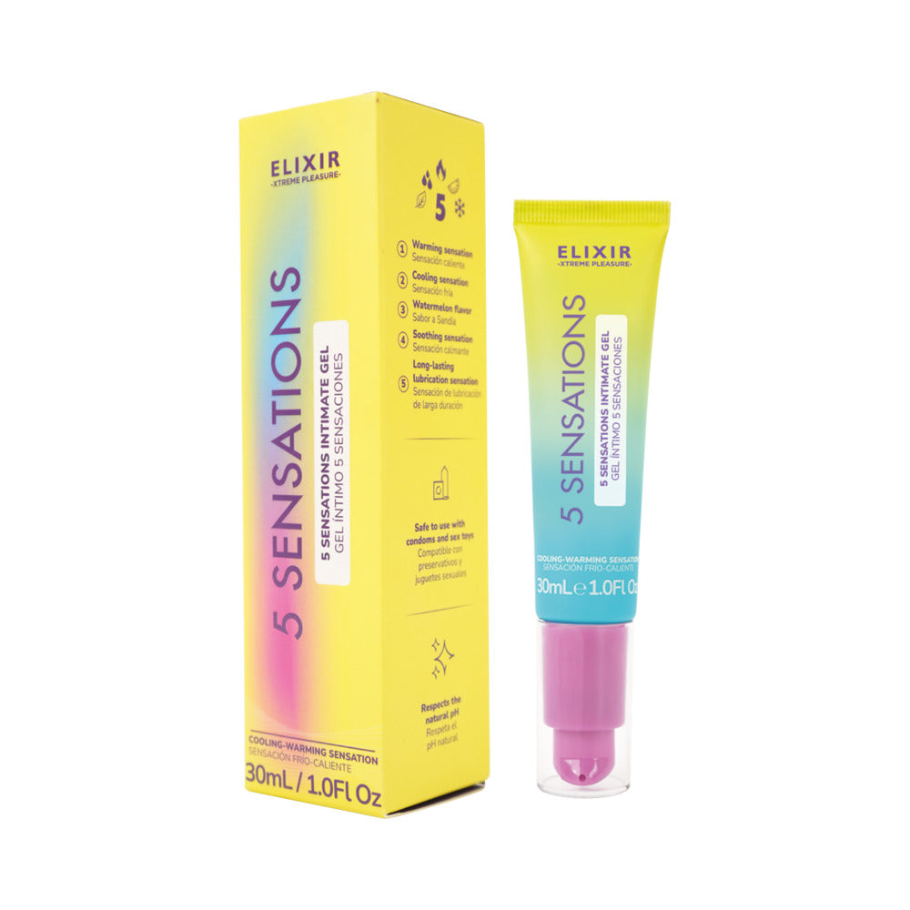 Elixir 5 Sensations Intimate Gel 1 oz.