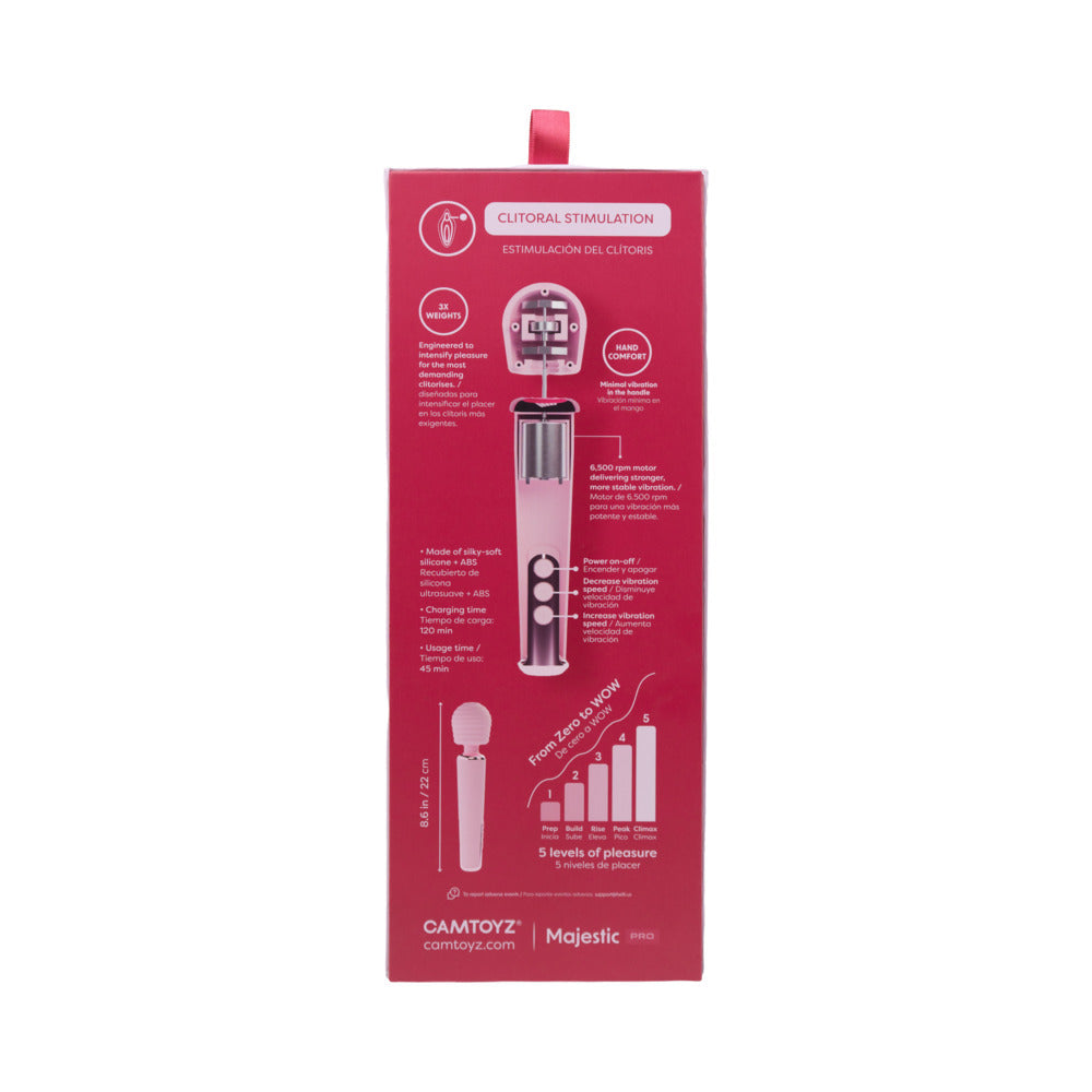 Camtoyz Pro Intense Wand Vibrator with App