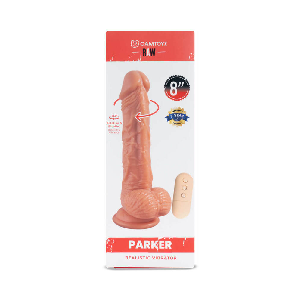 Camtoyz Raw Parker Realistic Vibrating Dildo