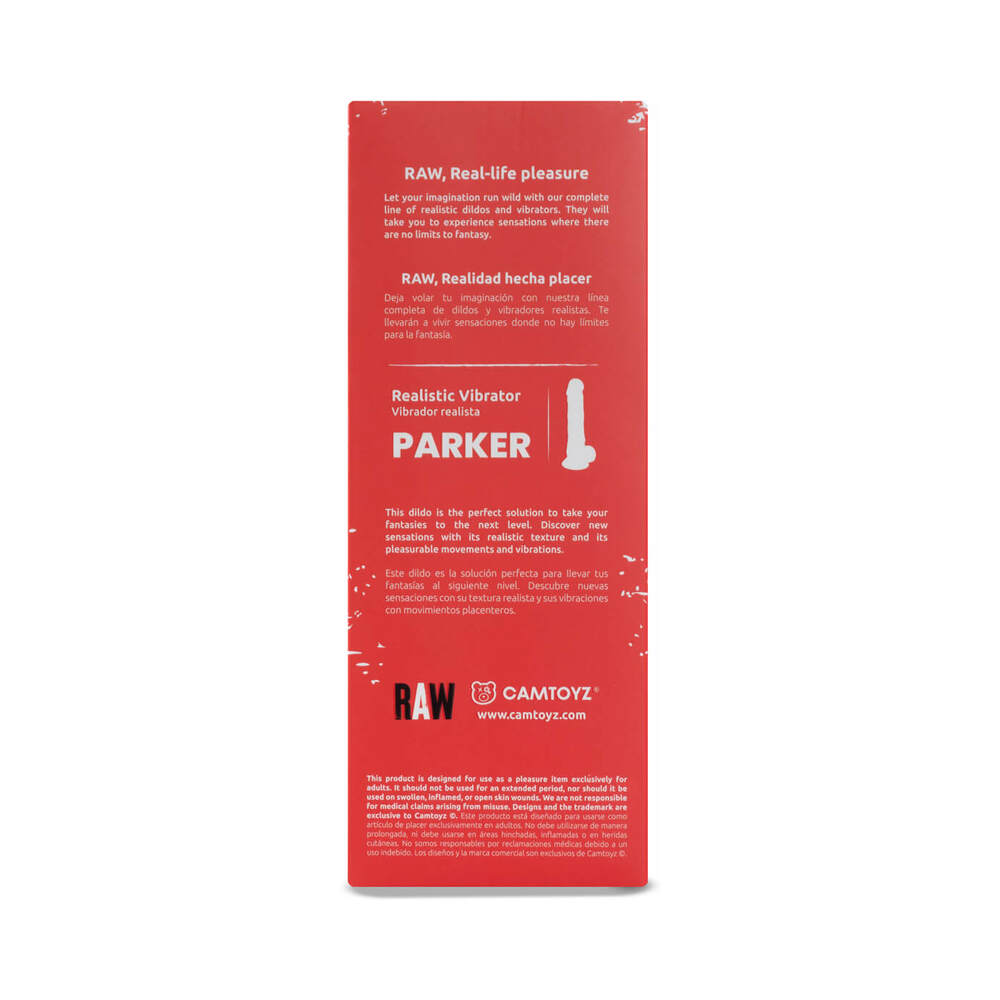 Camtoyz Raw Parker Realistic Vibrating Dildo