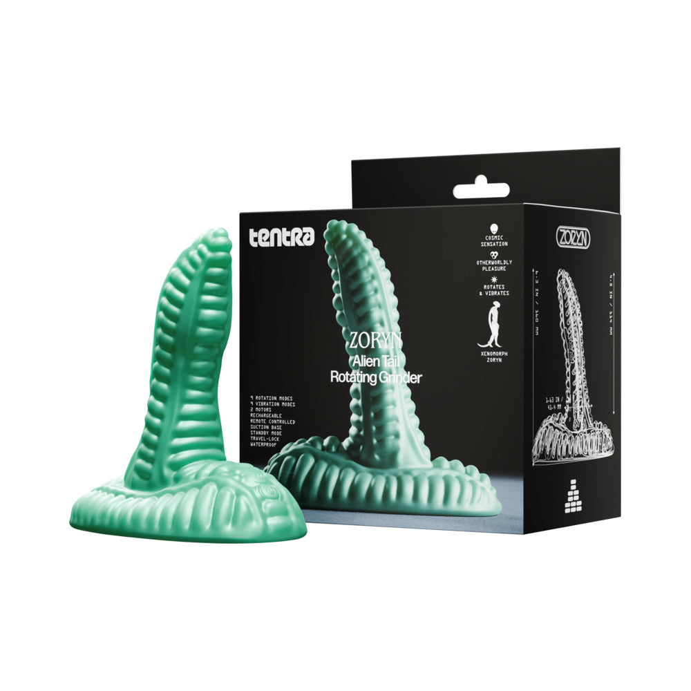 Tentra Zoryn Alien Tail Rotating Grinder Green
