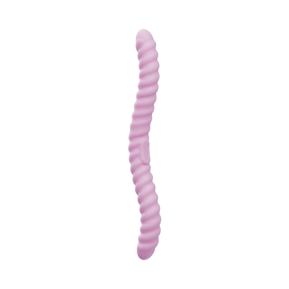 Tentra Cor Unicorn Horn Double-Ended Vibrating Dildo Pink