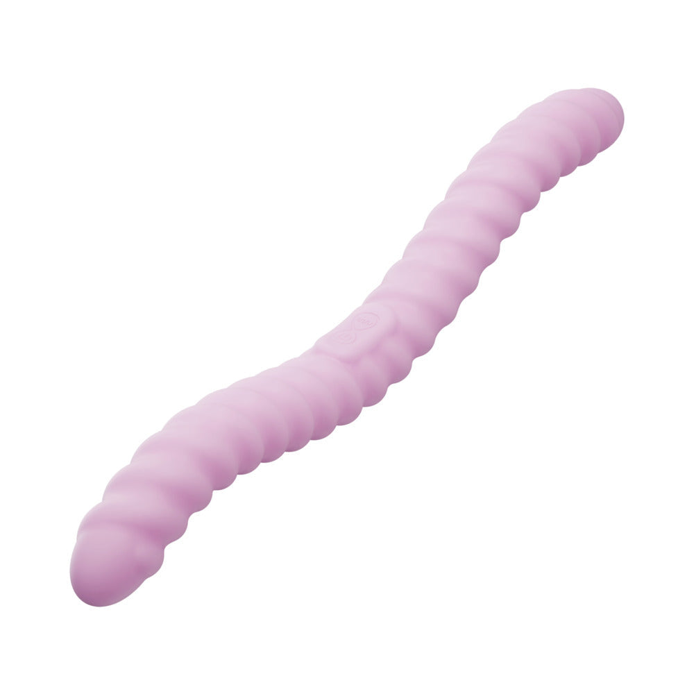 Tentra Cor Unicorn Horn Double-Ended Vibrating Dildo Pink