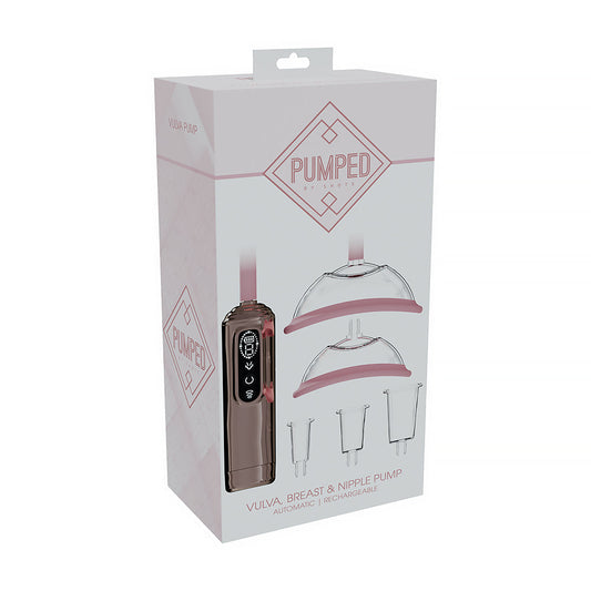 PUMPED Automatic Rechargeable Vulva, Breast & Nipple Pump Rose Gold - product photo