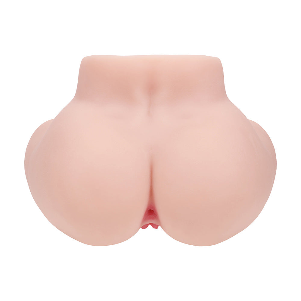 Xkin Bodyforms Vivica Lenore Dual Entry Vibrating Masturbator Beige