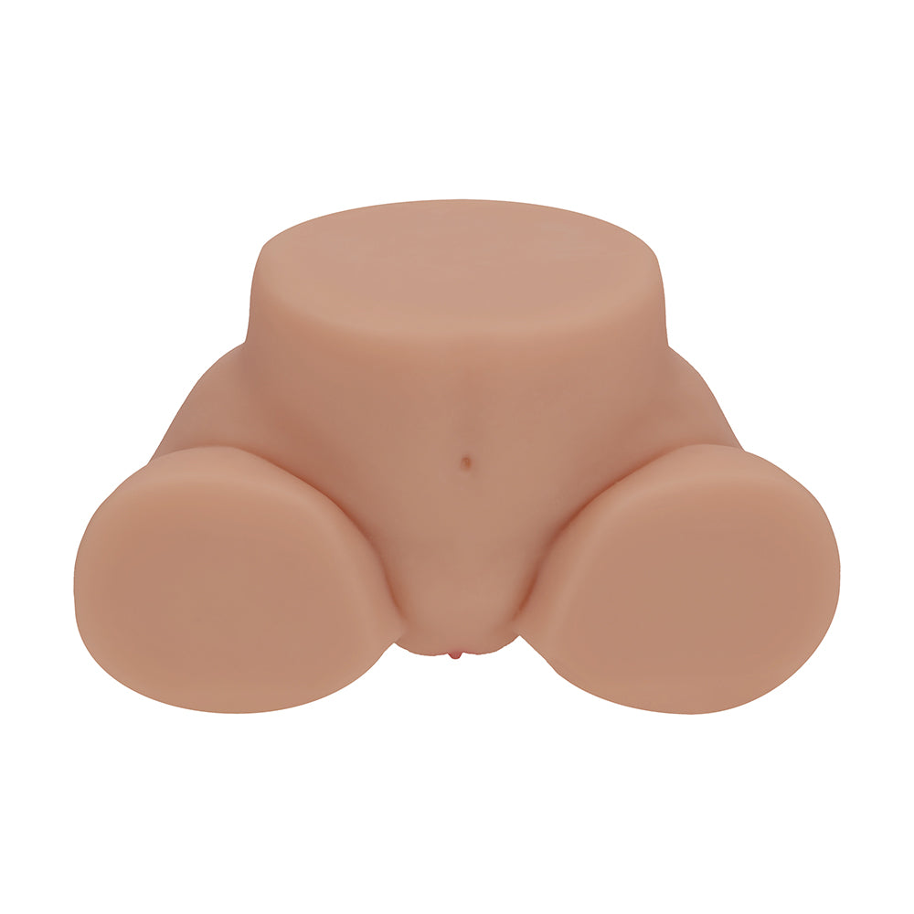 Xkin Bodyforms Lux Arden Dual Entry Vibrating Masturbator Tan