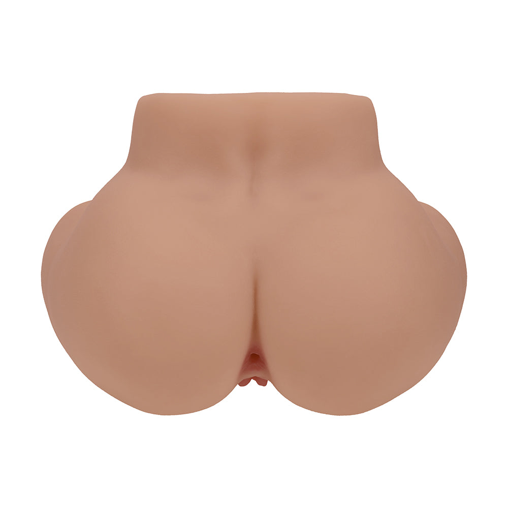 Xkin Bodyforms Lux Arden Dual Entry Vibrating Masturbator Tan