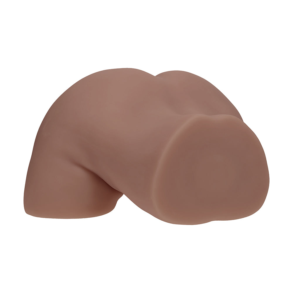 Xkin Bodyforms Clara Vossin Dual Entry Vibrating Masturbator Brown