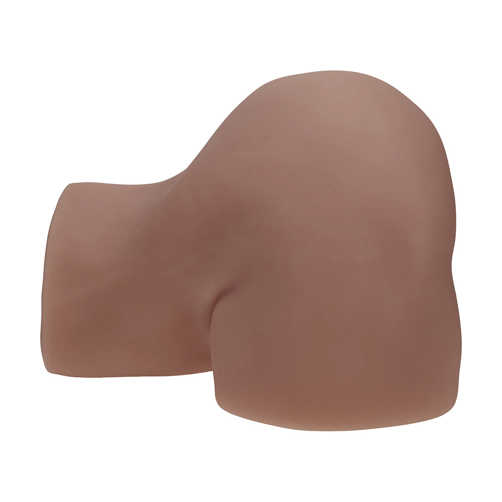 Xkin Bodyforms Clara Vossin Dual Entry Vibrating Masturbator Brown