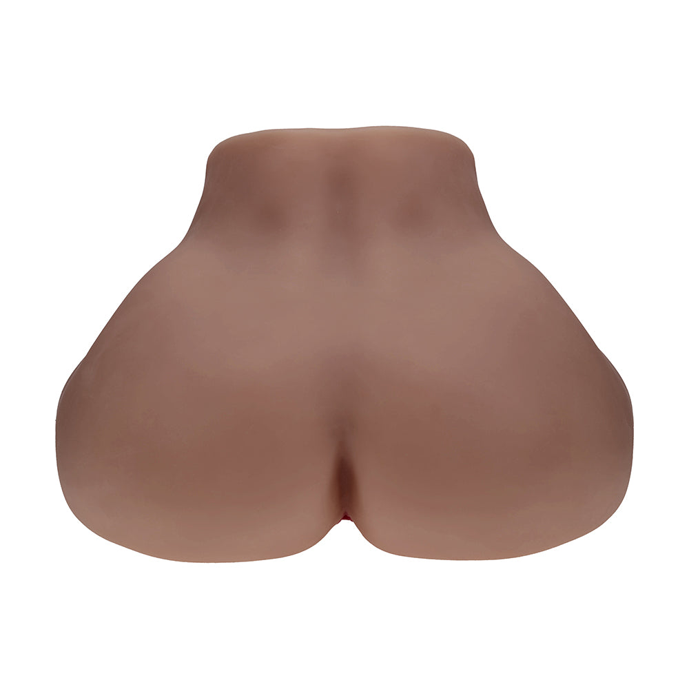 Xkin Bodyforms Clara Vossin Dual Entry Vibrating Masturbator Brown