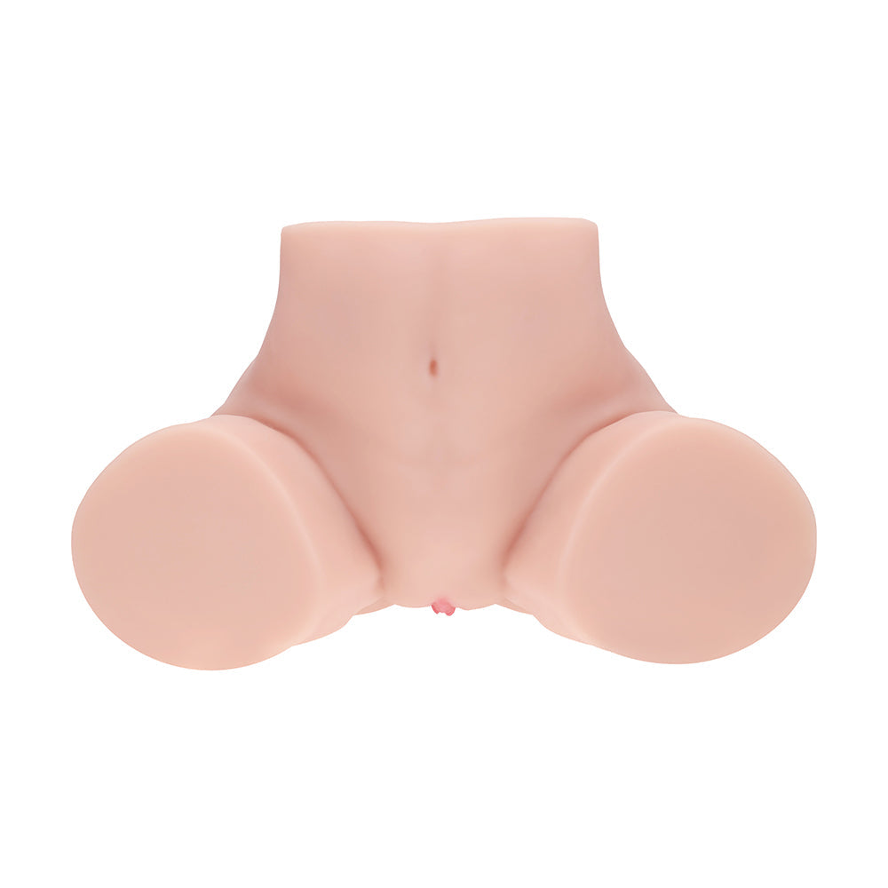 Xkin Bodyforms Vera Dawn Dual Entry Vibrating Masturbator Beige