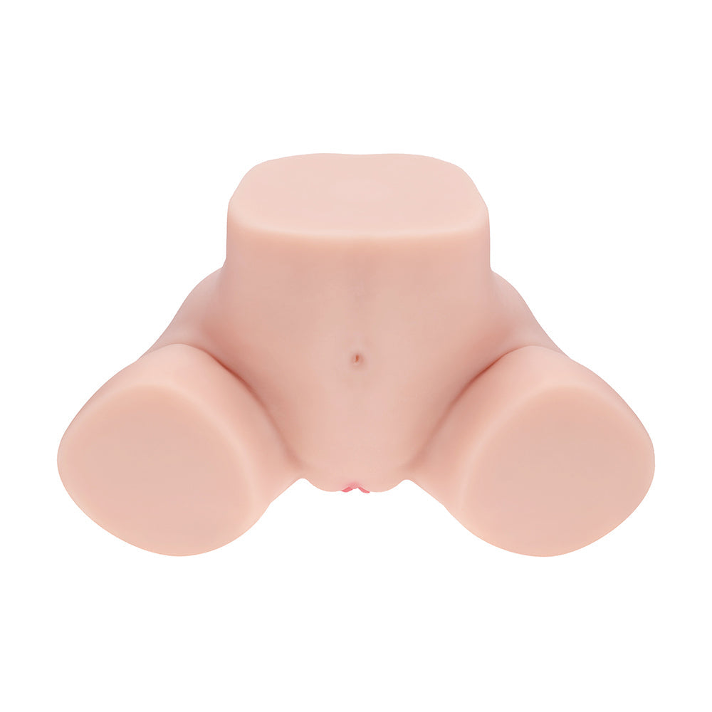 Xkin Bodyforms Elina Rosewood Dual Entry Vibrating Masturbator Beige
