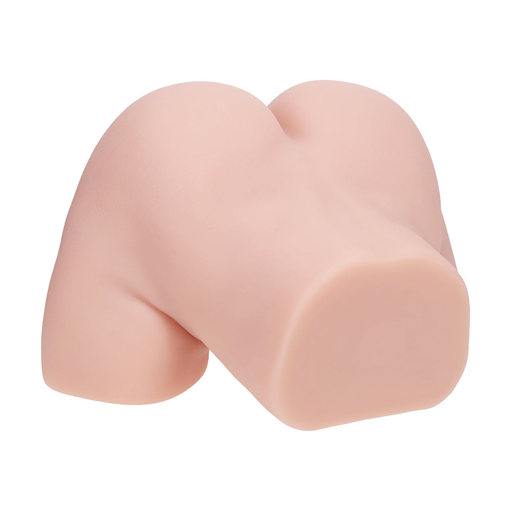 Xkin Bodyforms Elina Rosewood Dual Entry Vibrating Masturbator Beige